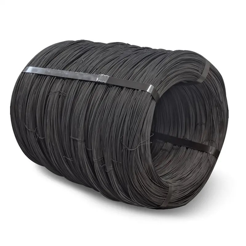 Black Annealed Iron Wire for Nail Making Q195 Q235 SAE1006 SAE1008 Steel Wire Rod Coil