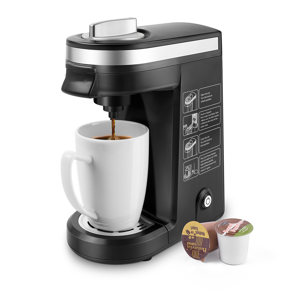 Portable Mini Household Outdoor Automatic Brewer Capsule 2 In 1 Single Serve K Cup Coffee Maker Machine