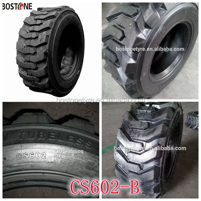 Factory customized high quality bias mini skid-steer Industrial tyres on sales