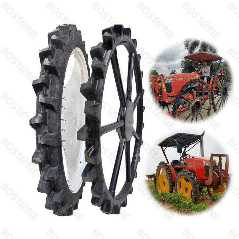 Bostone paddy solid tractor tire 970 1m 1100 mm 1200 mm 1800 mm 1.9 m 2.1 m slim tractor tyres