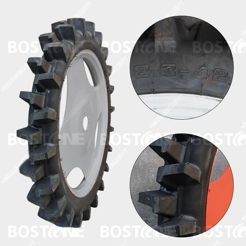 8.3-42  heighten ground clearance agricultural boom sprayer tires for ku bota advanced tractor tyres 160 cm daimaeter