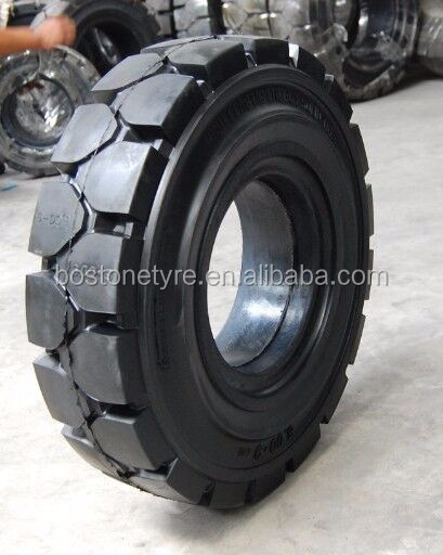 Stress Wheel Doosan D40s-5 Spare Parts solid forklift tire 6.00x9  7.00x12 for sale