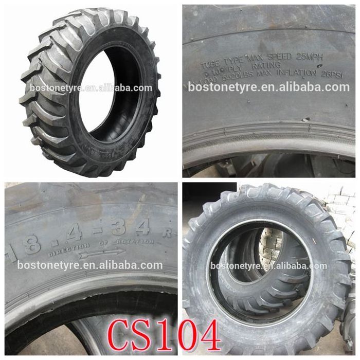 China Wholesale 38 Inch Farm Tyre 20.8-38 18.4-38 Tractor Tire 15.5-38 18434 Agricultural Tractor Tires