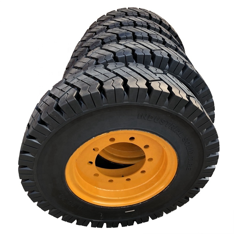 7.00-12 8.25-20 9.00-20 10.00-20 11.00-20 12.00-20 12 20 Inch Rubber Solid Tire For Forklift Heavy Trucks Trailers