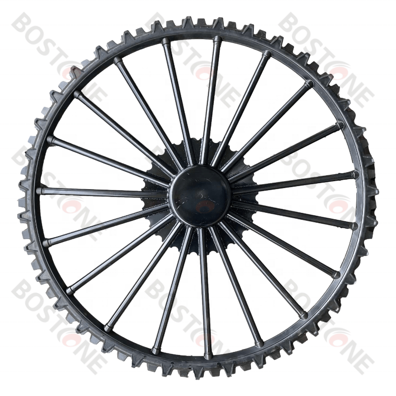 Solid Rubber Airless Tractor Iron Wheels Slim Tyres Boom Sprayer Solid Tyres 1800*100mm 1800*120mm