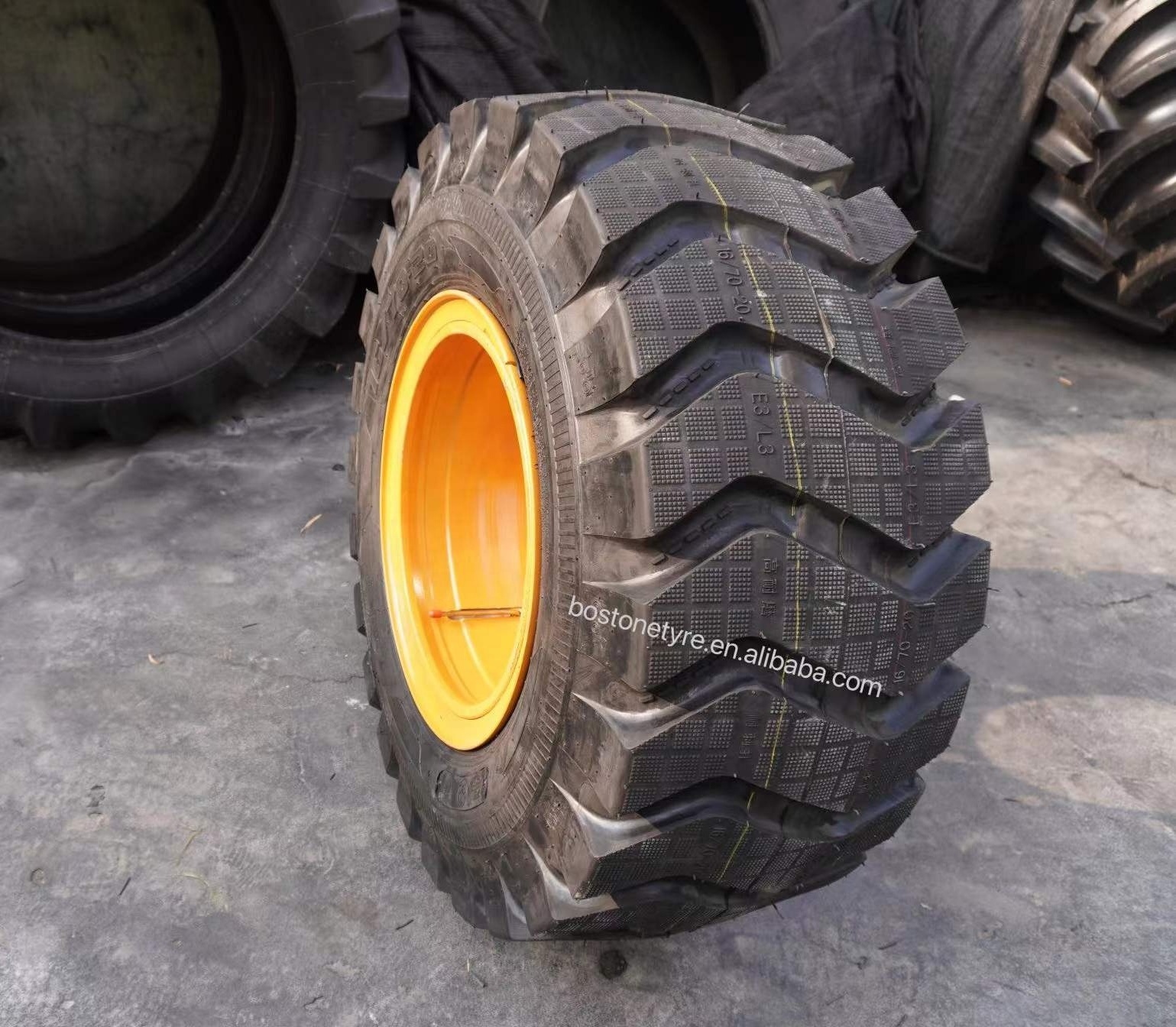 Bostone smooth slick off the road tyre E3/L3 Loader OTR tires 29.5-29 16.00-25 14.00-24 17.5-25