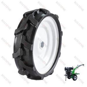 11 Inch 4.00-8 Tiller Tire And Rim Cultivator Agriculture Mini Tiller tractor Replacement Wheel And Tire Pneumatic Wheel