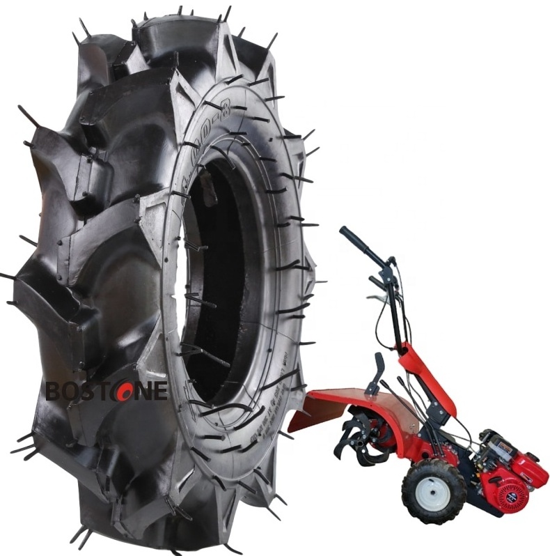 11 Inch 4.00-8 Tiller Tire And Rim Cultivator Agriculture Mini Tiller tractor Replacement Wheel And Tire Pneumatic Wheel