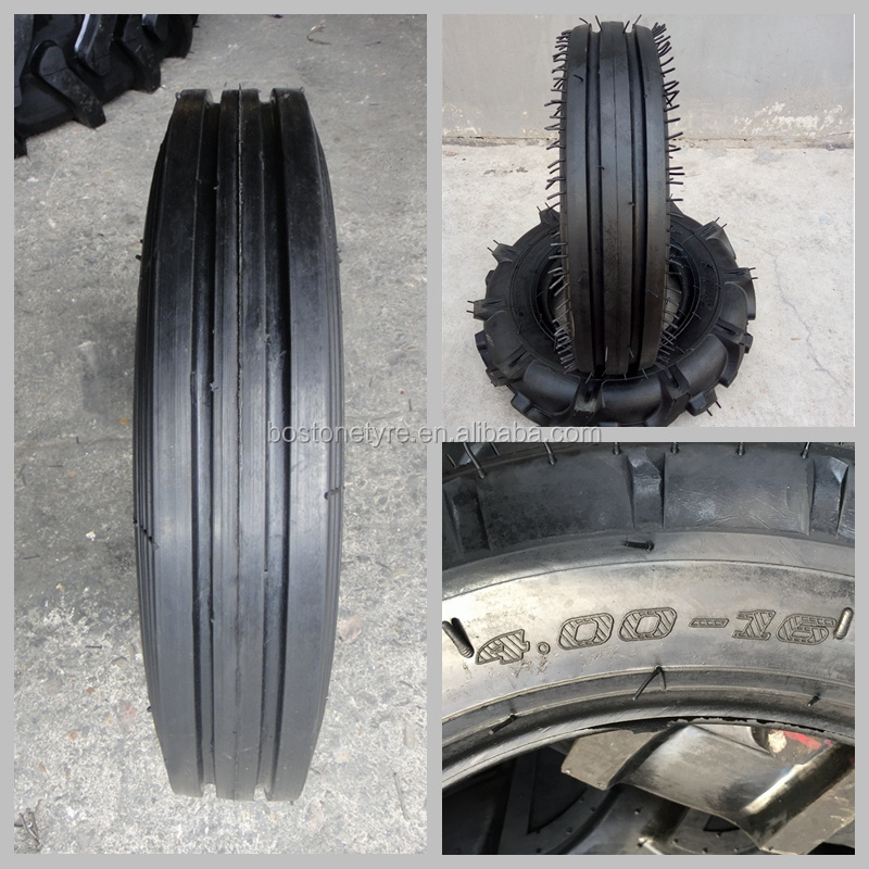 High quality Narrow tread 400x16 agricultural tractor tires 4.00 16 rubber tyres with rim