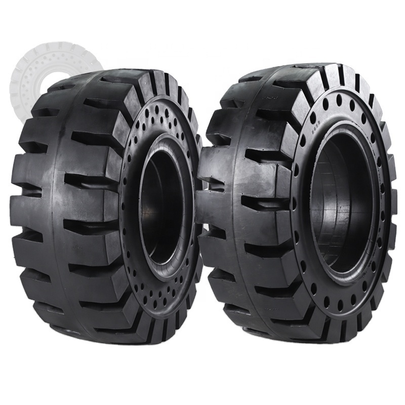 Wholesale price tire with rim 20.5/70-16 20 industrial rubber solid tire