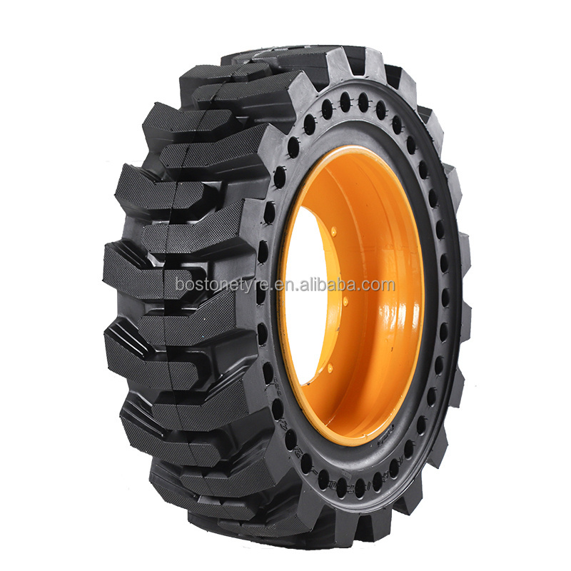 Wholesale price tire with rim 20.5/70-16 20 industrial rubber solid tire