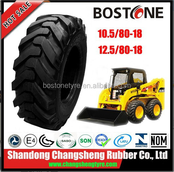 China manufacturer high quality  backhoe tire 12.5/80-18