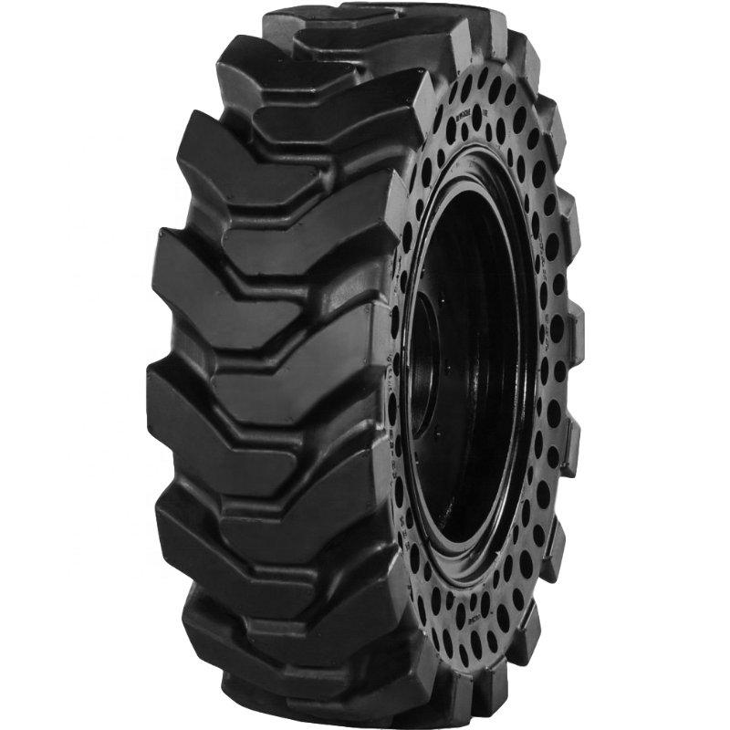 cheap price high performance 10x16.5 30x10-16 12x16.5 33x12-16 Solid Cushion tires for skid steer loaders