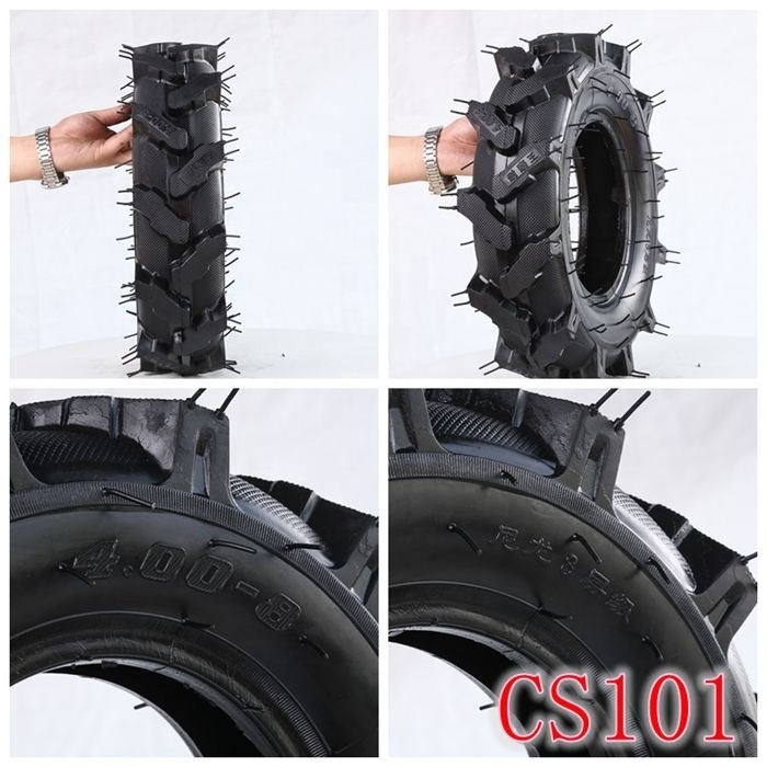 High quality Tiller tyre 4.00-8 5.00-10 5.00x10 Tractor Tire For Rear Axle With Best Price