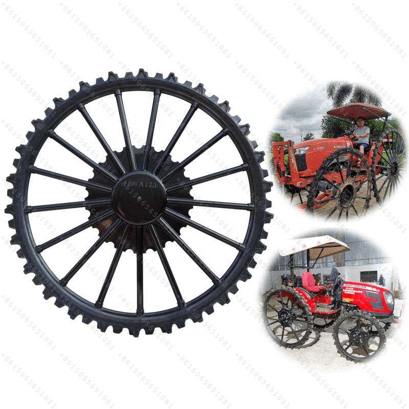 Solid Rubber Airless Tractor Iron Wheels Slim Tyres Boom Sprayer Solid Tyres 1800*100mm 1800*120mm