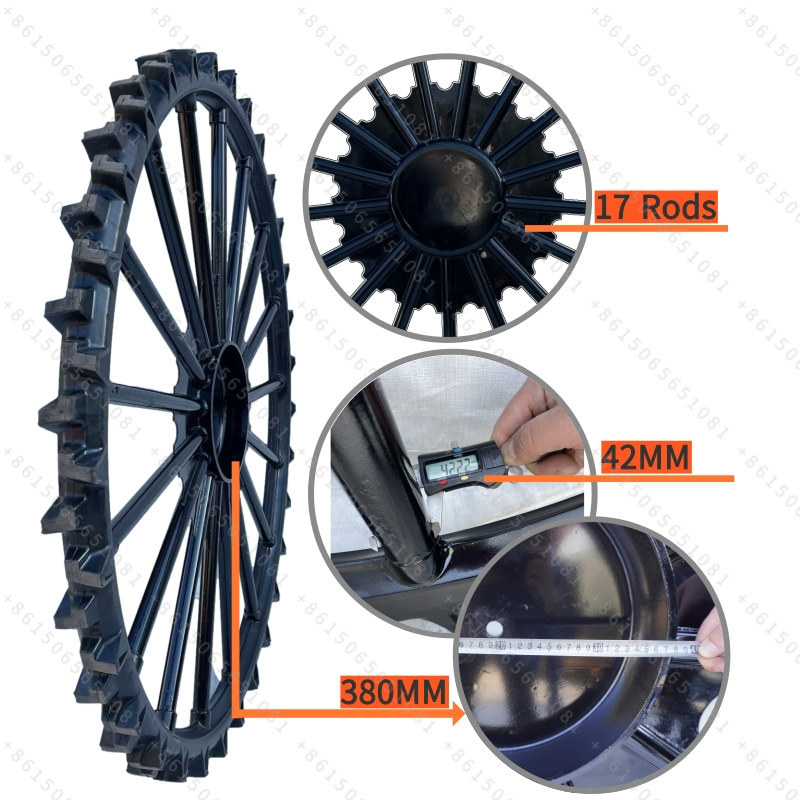 Solid Rubber Airless Tractor Iron Wheels Slim Tyres Boom Sprayer Solid Tyres 1800*100mm 1800*120mm