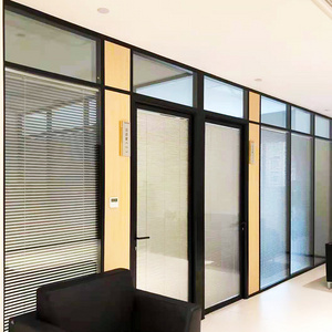 Movable Soundproof Double-glazed Partition Wall Operable Office Room Wall Partition