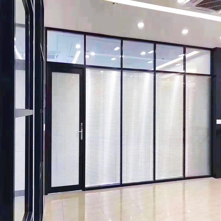 Movable Soundproof Double-glazed Partition Wall Operable Office Room Wall Partition