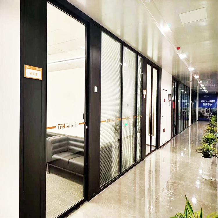 Cost Of Glass Partition Walls  Modular Glass Cubicle Glass Partition Wall With Door