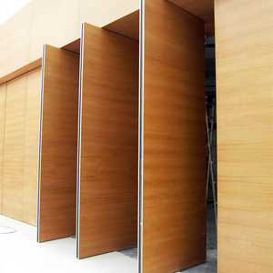 Hotel hall aluminum sound proof wall partition metal decorative metal partition wall room divider