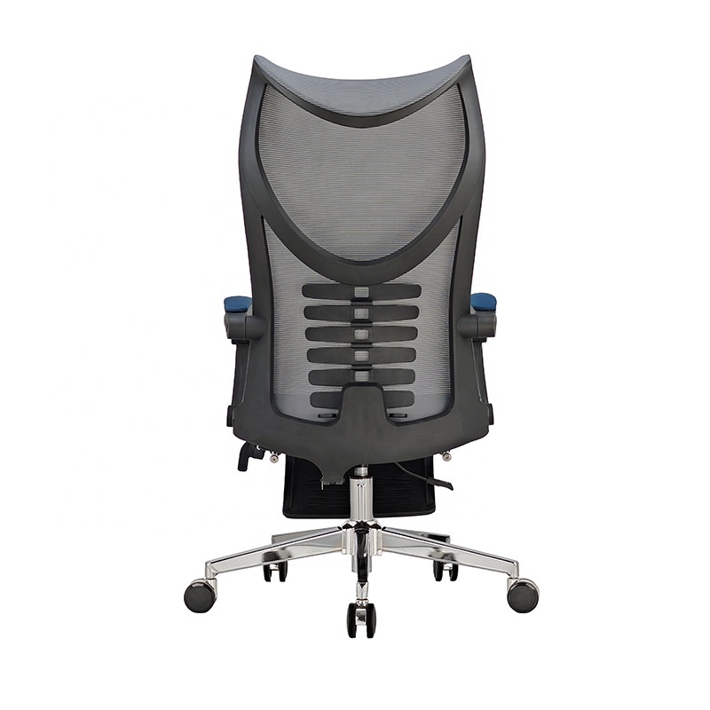 High Back Office Chair hydraulic Functional with footrest revolving guest manager Luxury Office Chair