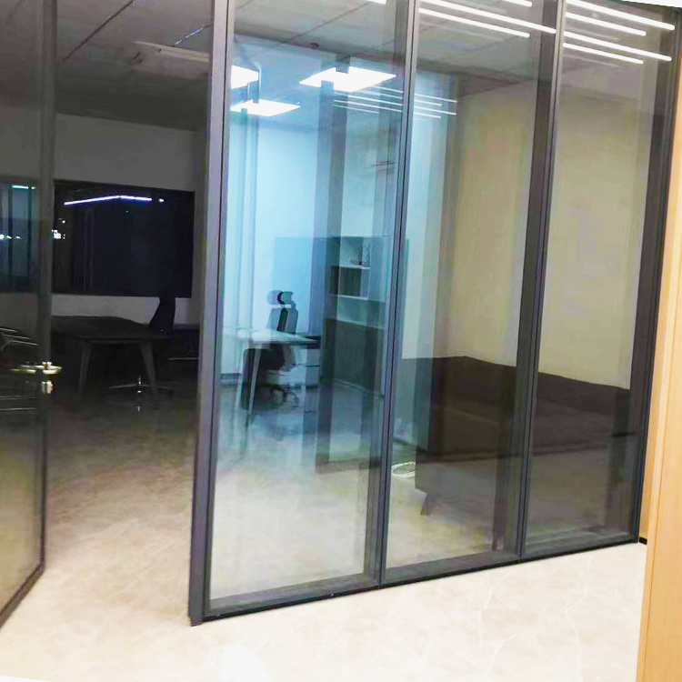 Movable Soundproof Double-glazed Partition Wall Operable Office Room Wall Partition