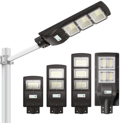 GEBOSUN IP65 Waterproof outdoor ABS 20w 40w 60w 80w All In One Soler Led Street Light