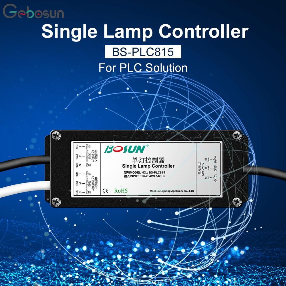 Gebosun PLC815 Outdoor Solar Light Single Lamp Controller For Smart Solar Light