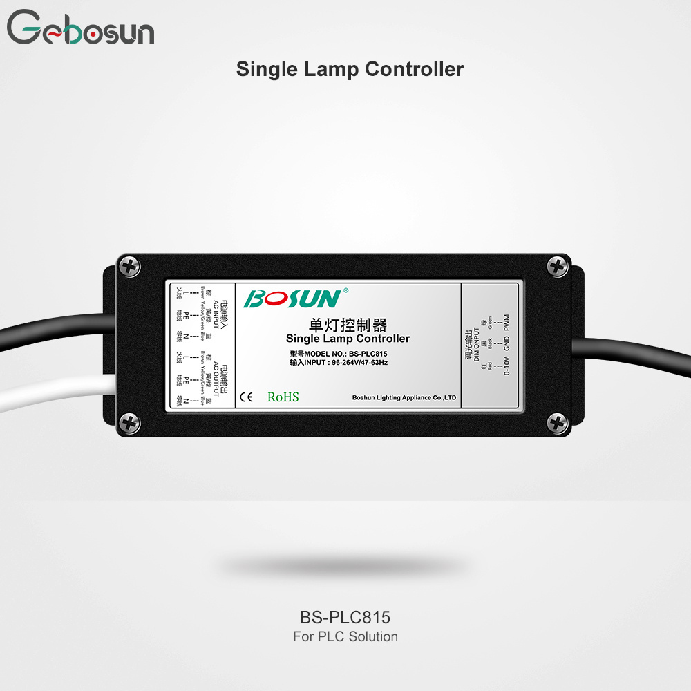 Gebosun PLC815 Outdoor Solar Light Single Lamp Controller For Smart Solar Light