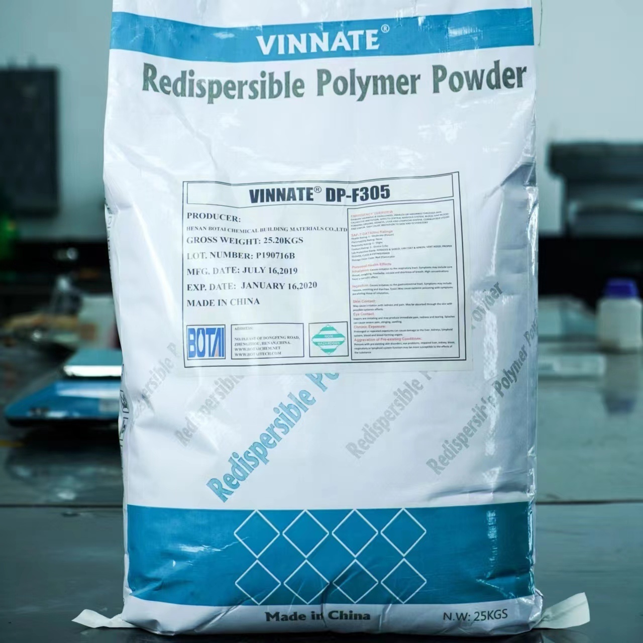 BOTAI Factory Selling VINNATE VAE RDP powder Hot Melt Adhesive Redispersible Polymer Powder For Construction And Tile Adhesive