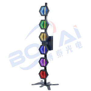 Botai 6X60W LED Pixel Flash Line Vertical RETRO LIGHT DJ Disco Party concert Effect Lights bar stage Light