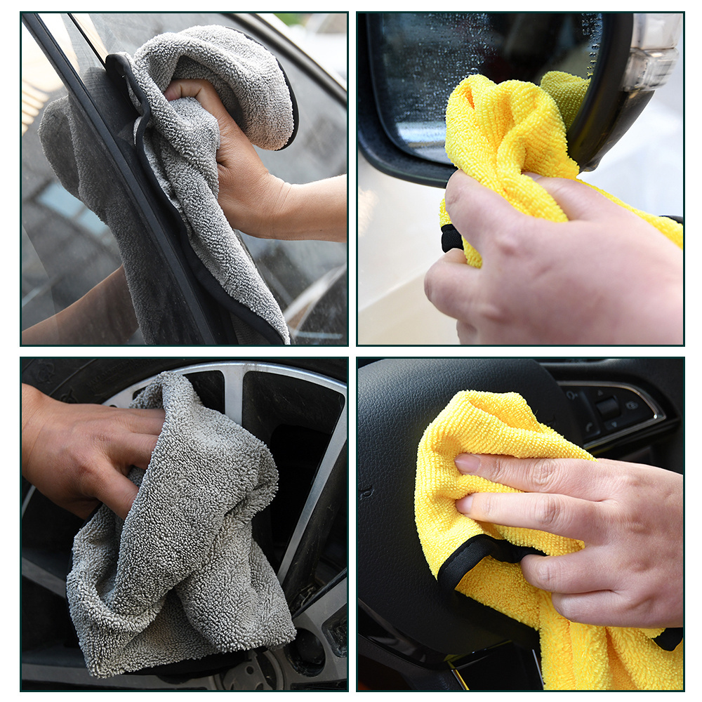 Hot Sale Terry Housework Car Detailing Polishing Towel Microfiber Cleaning Cloth