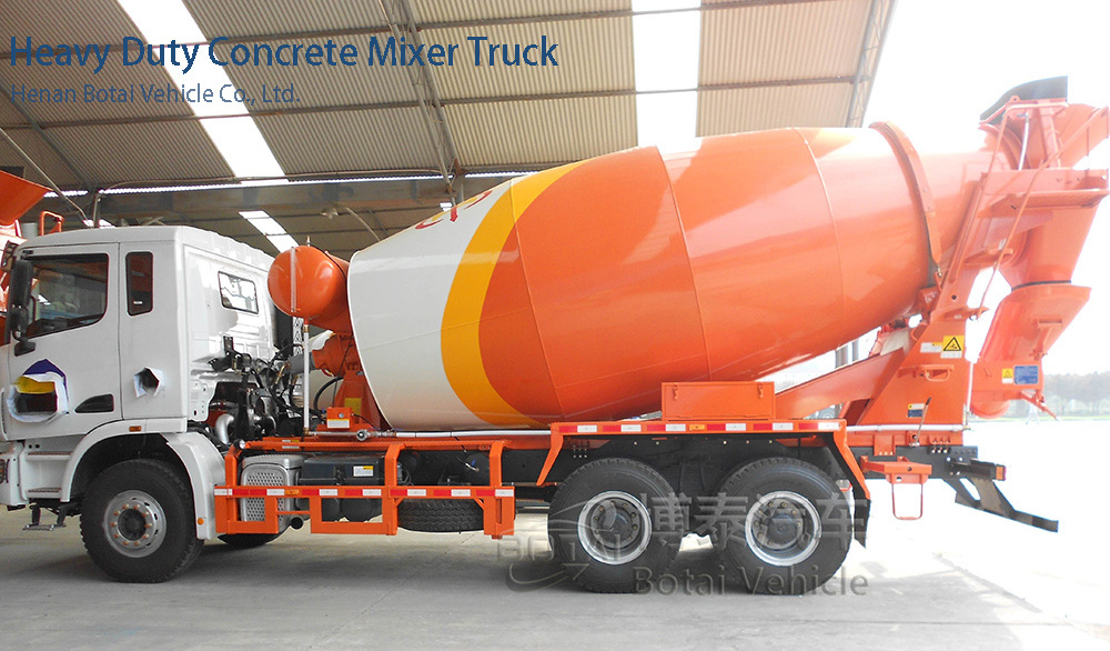 Bulk Cement Concrete Mixer Truck 371hp Ready Cement Mixer Truck 12 Cubic Yards Concrete Transit Mixers Movable