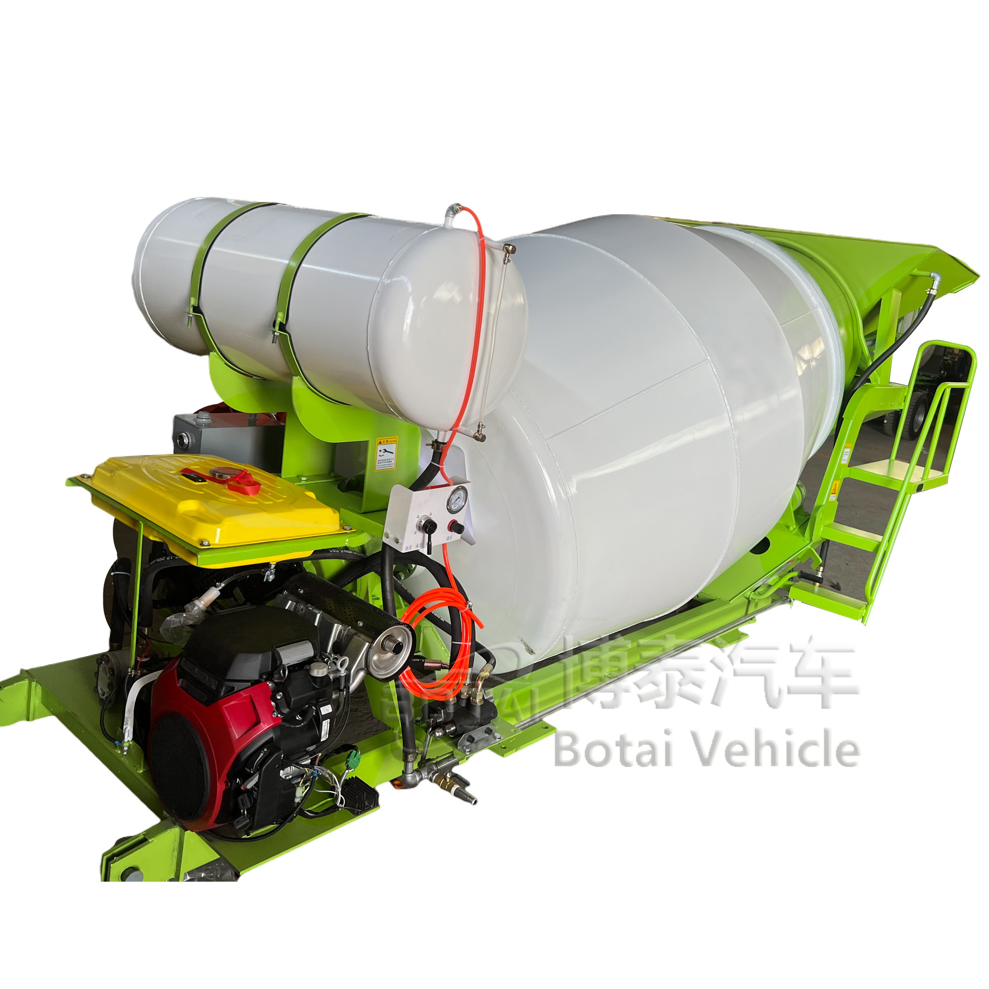 Epa Power Premixed Concrete Mixer With Trailer 1 Cbm 2 Cbm 3 Cbm  3 Ton Utility Car Trailers