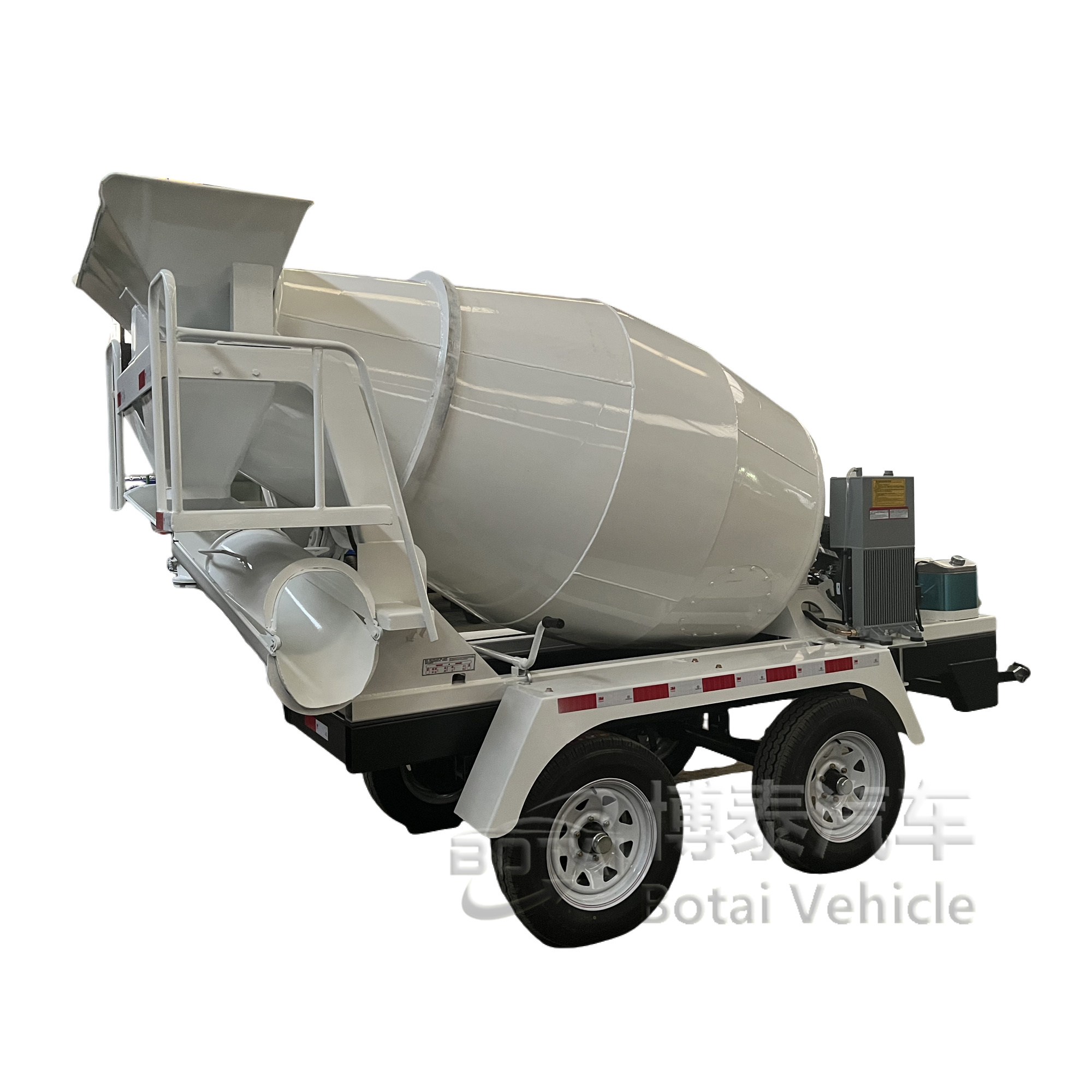 Automatic Self-loading Cement Mixer Machine Diesel Engine 1m3 concrete mixer trailer Machine Tractor Trailer Trucks