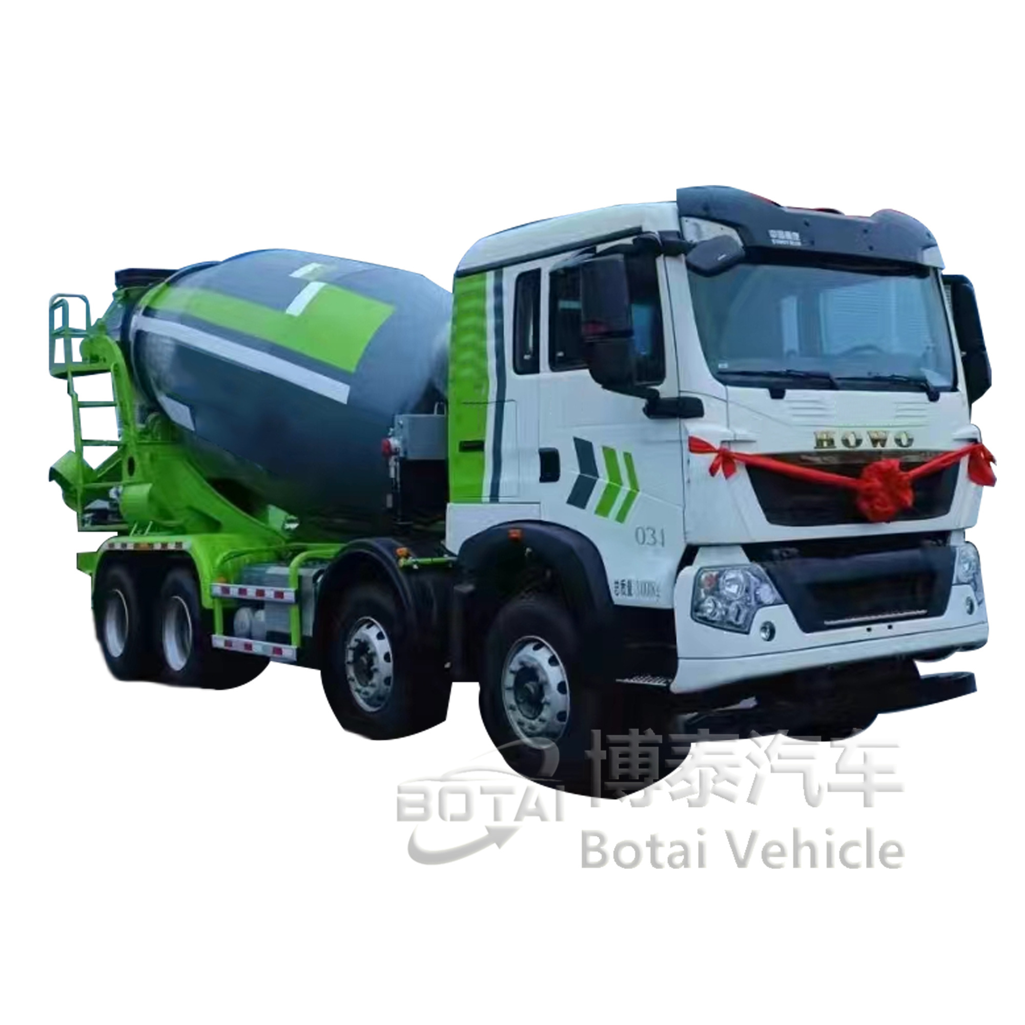 Bulk Cement Concrete Mixer Truck 371hp Ready Cement Mixer Truck 12 Cubic Yards Concrete Transit Mixers Movable