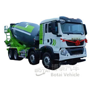 Bulk Cement Concrete Mixer Truck 371hp Ready Cement Mixer Truck 12 Cubic Yards Concrete Transit Mixers Movable