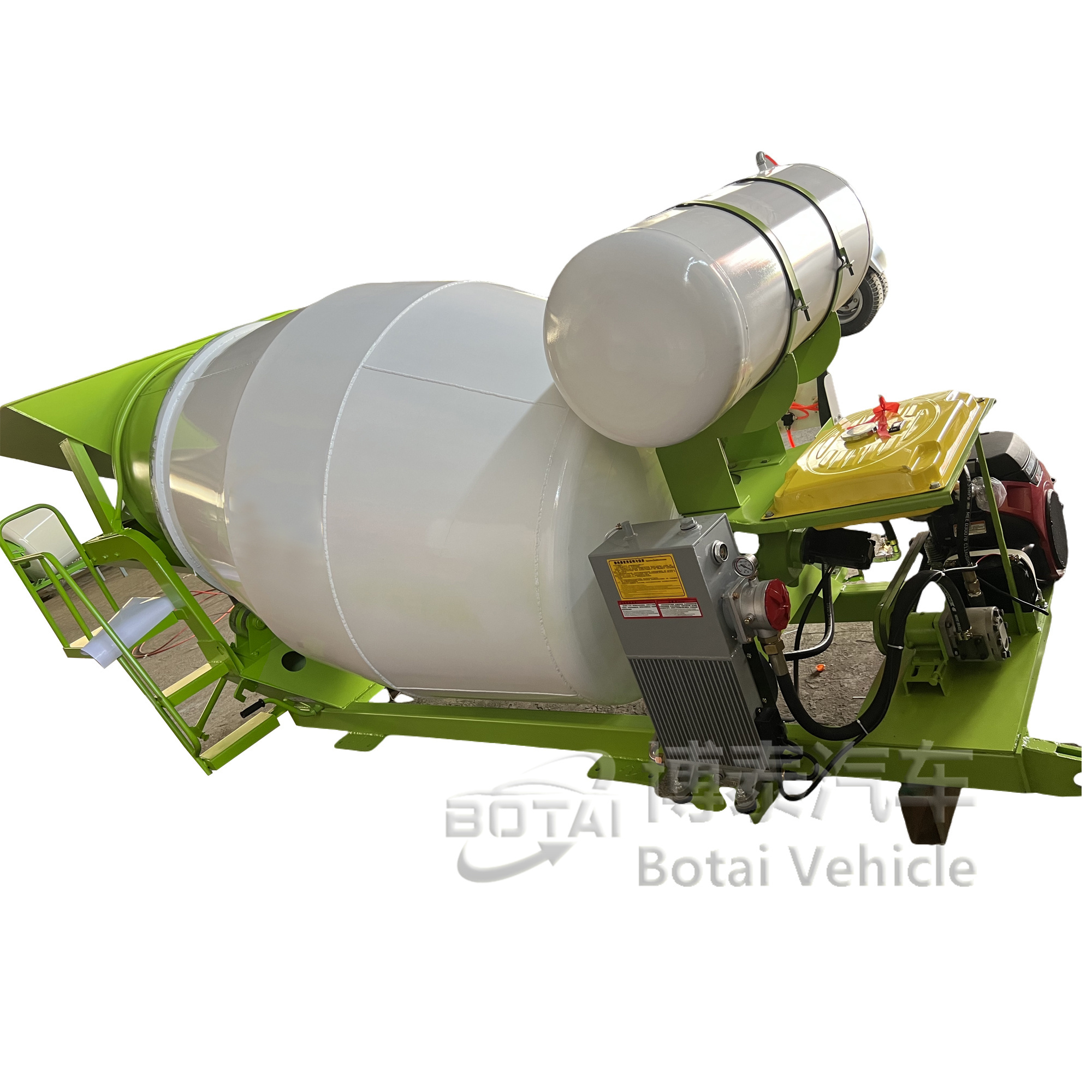 Epa Power Premixed Concrete Mixer With Trailer 1 Cbm 2 Cbm 3 Cbm  3 Ton Utility Car Trailers