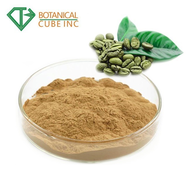 B.C.I SUPPLY Halal Green Coffee Bean Extract Weight Loss Foods High in Chlorogenic Acid Powder