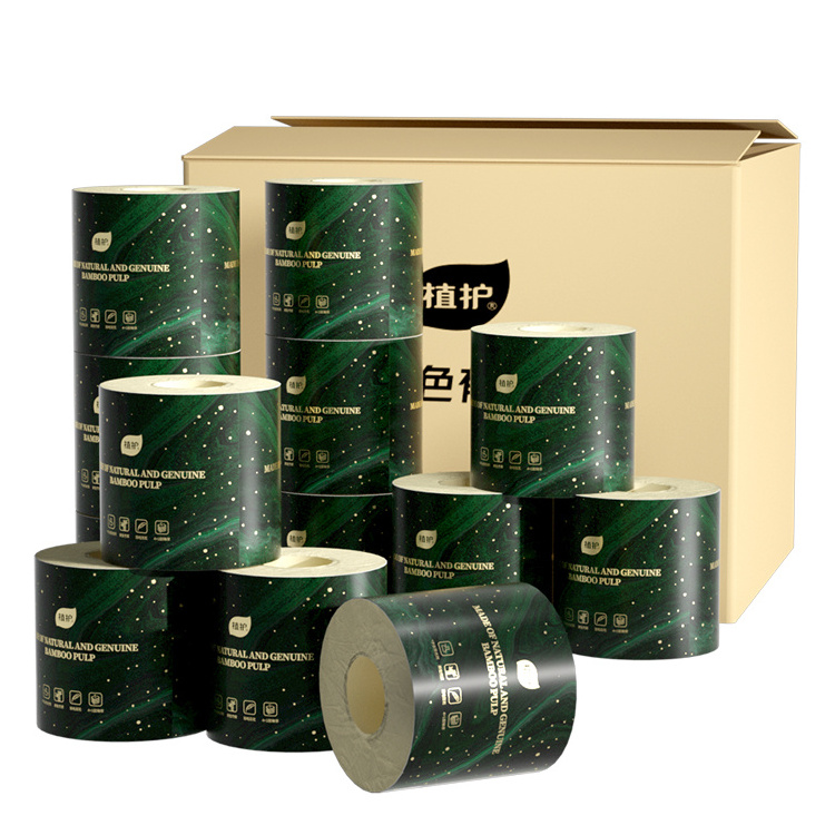 Manufacturer Supply High Standard Eco-Friendly 5 Ply Unbleached Tissue Toilet Paper Roll