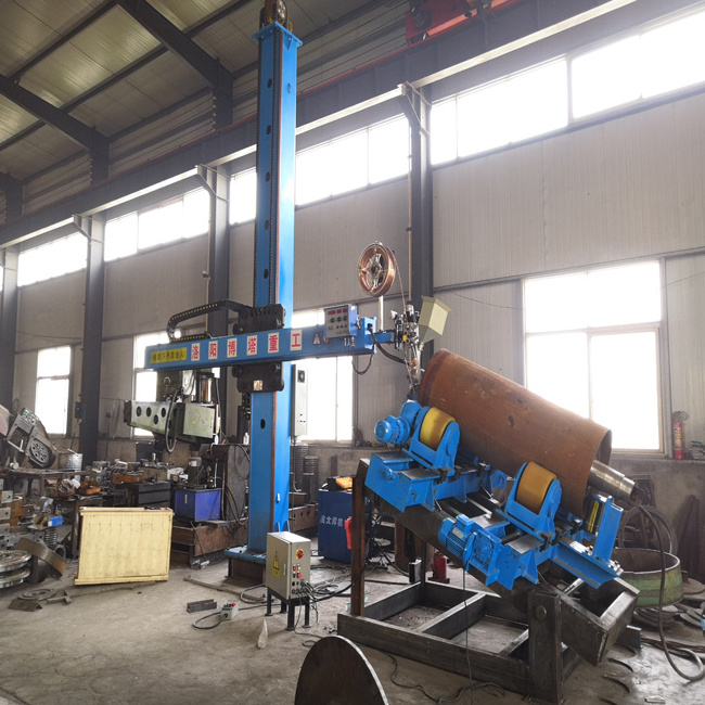 China Luoyang metal robot pipe SAW Heavy Column Boom / Automatic Welding Manipulator Machine