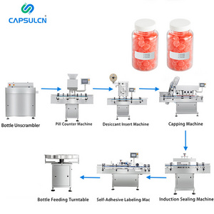 Full Automatic Pill Production Line Tablet Pills Complete Production Line