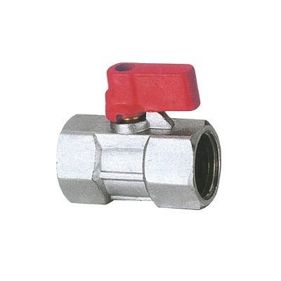 BOTE OEM BT1055 Good price 1/4 nickel plating valvulas de bola Female F thread low lead water brass mini ball valve