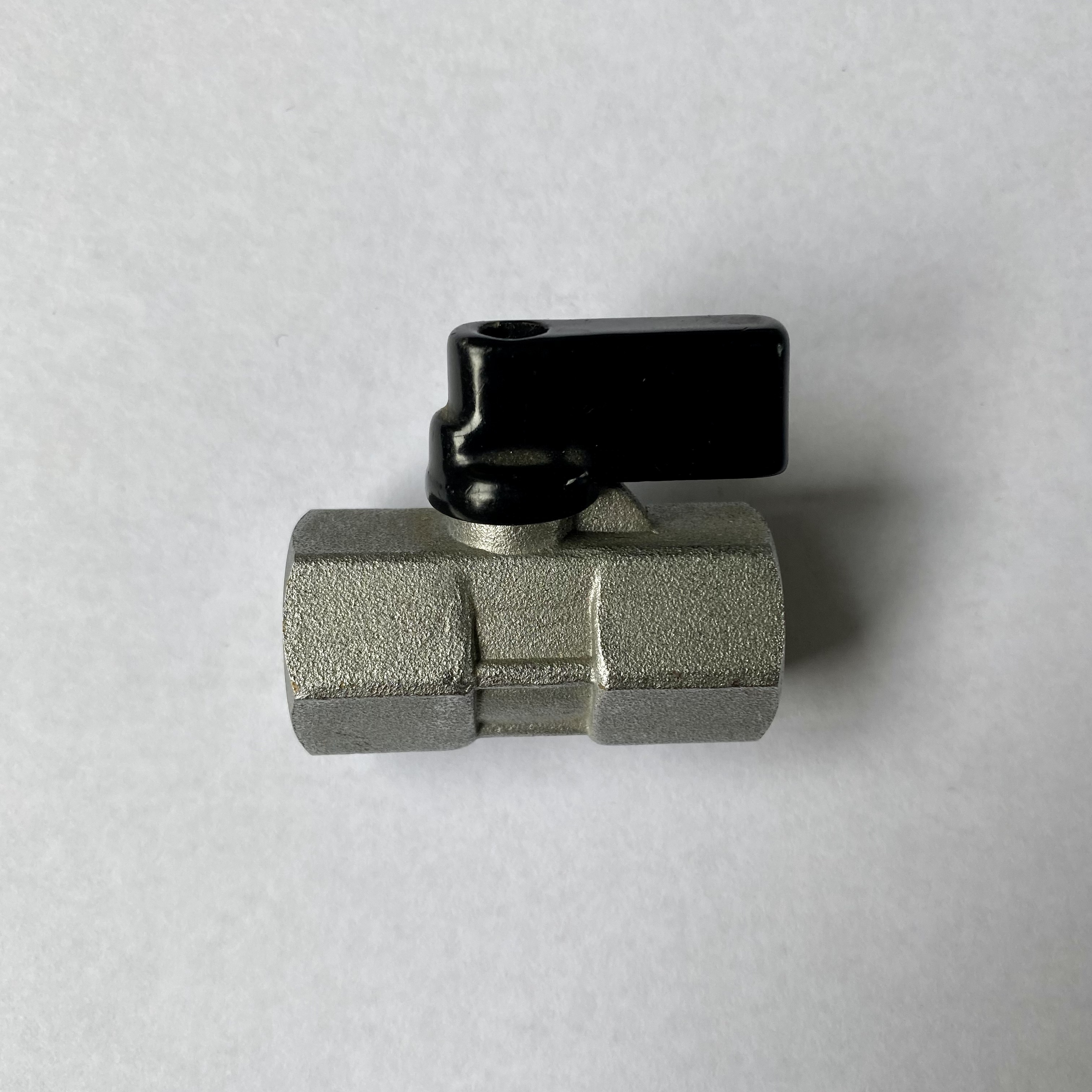 BOTE OEM BT1055 Good price 1/4 nickel plating valvulas de bola Female F thread low lead water brass mini ball valve