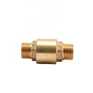 BOTE BT5012 CHINA supplier 1 2 3 4 inch M Male thread brass spring vertical lift brass check valve for water air toilet