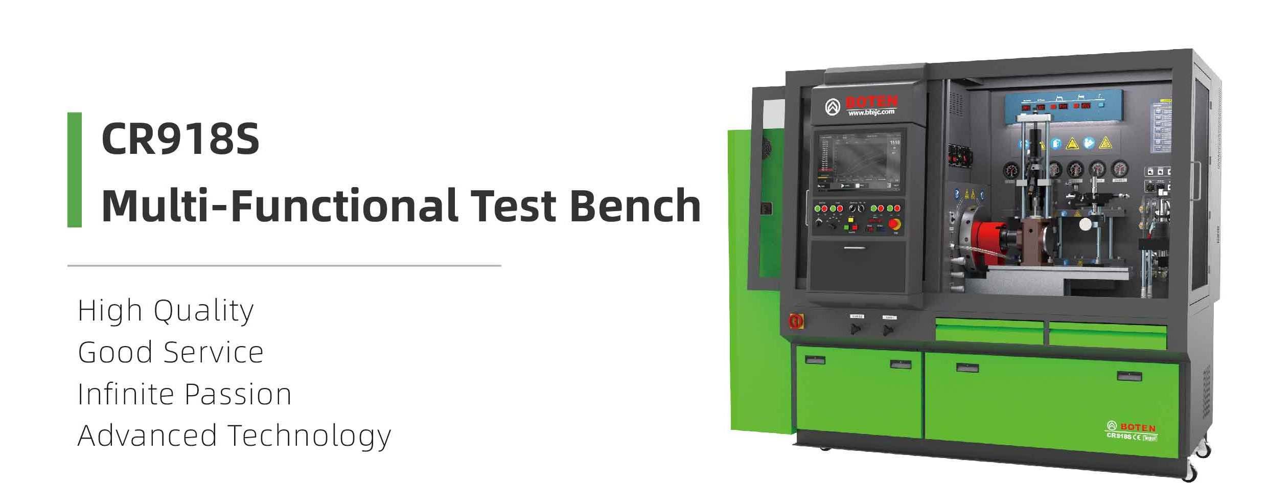 Common Rail Diesel Fuel Injection Pump Test Bench CR918S Electronic Injector Testing Machine