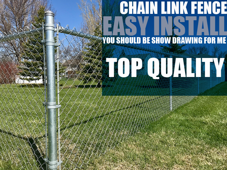 2022 Hot sale Boundary wall diamond mesh cyclone fence chain link fence design farm fence