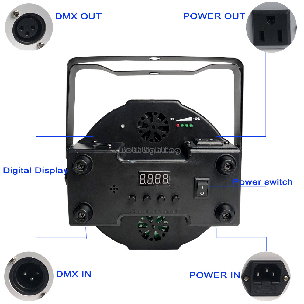 BothLighting cheap Wireless uplight BATTERY DMX 18*1w led  Rechargeable DJ Club Wash par light IR Remote for wedding party event