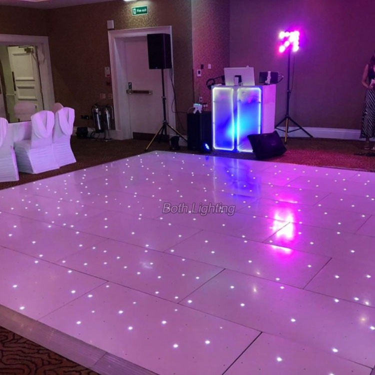 China manufacturer portable starlit light led dance floor video wedding dance floor for events