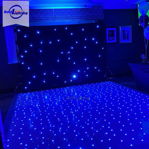 China manufacturer portable starlit light led dance floor video wedding dance floor for events